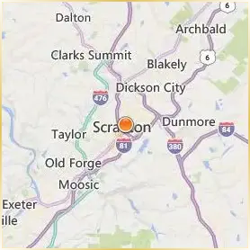 Lackawanna College Location Map Lackawanna College Location Map