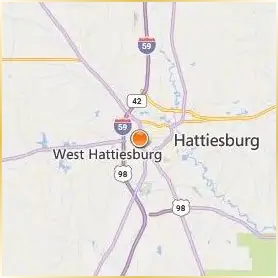 University of Southern Mississippi Location Map University of Southern Mississippi Location Map